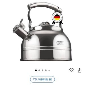 Gipfel Stainless Steel Whistling Kettle
